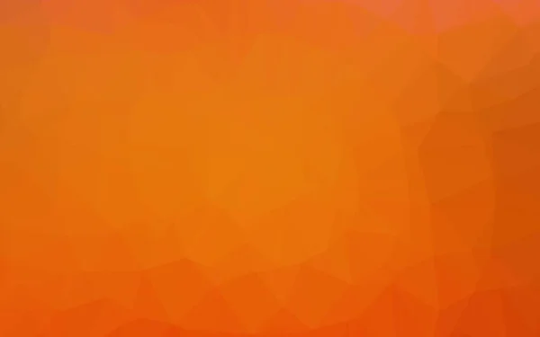 Fond Polygonal Vecteur Orange Clair — Image vectorielle