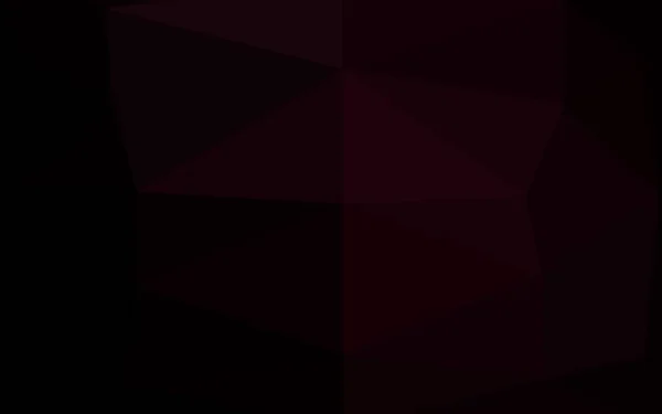 Dunkelroter Vektor Polygon Abstrakter Hintergrund — Stockvektor