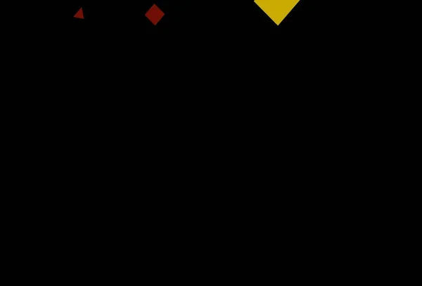 Ciemnozielone Żółte Tło Wektorowe Trójkątami Kółkami Kostkami Blask Abstrakcyjny Ilustracja — Wektor stockowy