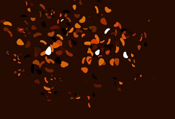 Fond Vectoriel Orange Clair Aux Formes Abstraites Illustration Abstraite Moderne — Image vectorielle