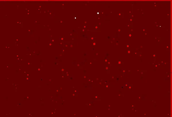 Světle Červené Vektorové Pozadí Čárami Kruhy Kosočtverec Dekorativní Design Abstraktním — Stockový vektor