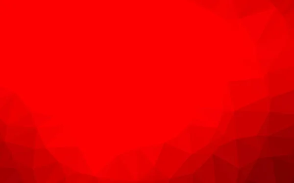 Luz Vector Rojo Patrón Poligonal — Vector de stock