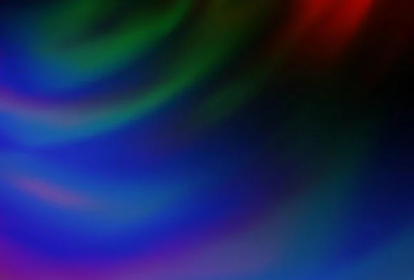 Dark Multicolor Rainbow Vektor Abstrakte Helle Textur Neue Farbige Illustration — Stockvektor