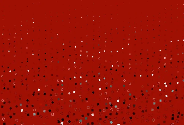 Fondo Vector Rojo Claro Con Líneas Rectángulos Gradiente Abstracto Ilustración — Vector de stock