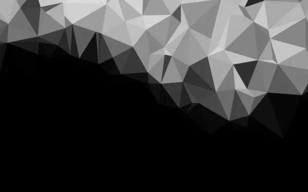 Modèle Triangle Flou Gris Argent Foncé Vectoriel — Image vectorielle