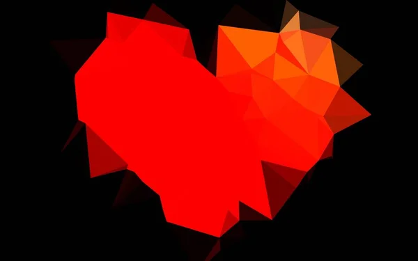 Светокрасный Вектор Абстрактной Мозаики — стоковый вектор