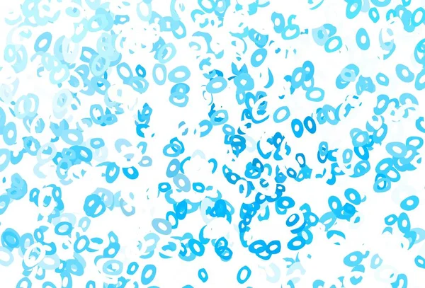 Fond Vectoriel Couleur Bleue Avec Bulles — Image vectorielle