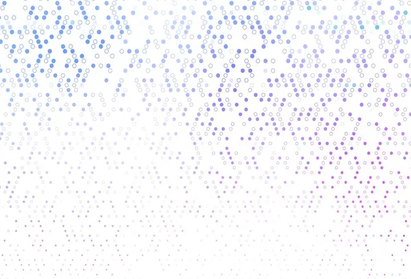 Světle Růžová Modrá Vektorová Šablona Kruhy Moderní Abstraktní Ilustrace Barevnými — Stockový vektor
