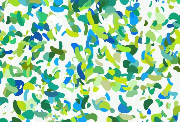 Abstrakter Hintergrund Mit Bunten Blättern Vektorillustration — Stockvektor