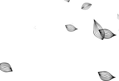 Light Silver, Gray vektör çizim arkaplanı. Yapraklı karalama tarzında yeni renkli çizimler. Tasarımınız için yeni bir doku.