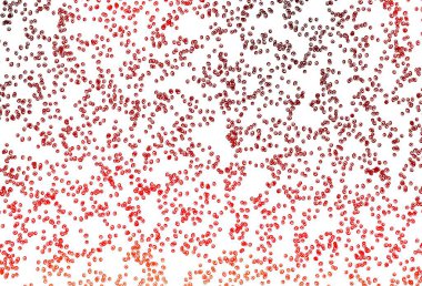 Dairesel şekilli açık kırmızı vektör düzeni. Renkli su damlaları olan modern soyut çizimler. Marka kitabın için tamamen yeni bir şablon.