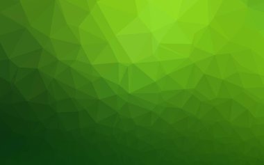 Açık Yeşil vektör çokgen arkaplanı.