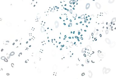 Noktalı hafif Mavili vektör arkaplanı. Renkli su damlaları olan modern soyut çizimler. Marka kitabınız için şablon.