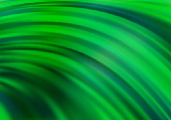 Plantilla Vectorial Verde Claro Con Líneas Abstractas — Vector de stock