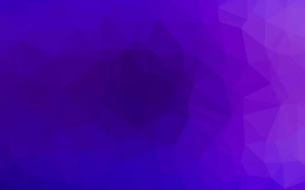 Luz Patrón Poligonal Vector Púrpura — Vector de stock