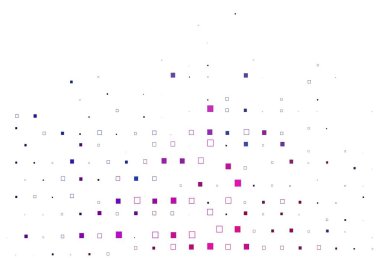 Açık Pembe, mavi vektör arkaplan çizgileri, dikdörtgenler. Renkli dikdörtgenlerle modern soyut çizimler. İş broşürleri, broşürler için desen.