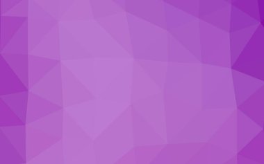 Hafif Mor vektör üçgen mozaik şablonu.