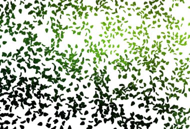 Açık yeşil, kaotik şekilli sarı vektör deseni. Renkli rastgele şekillerle modern soyut illüstrasyon. Kartvizitiniz için modern tasarım.