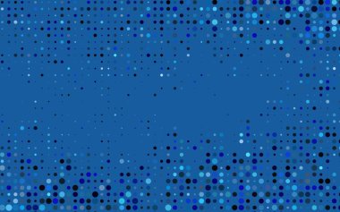 Kabarcıklı koyu mavi vektör arkaplanı.
