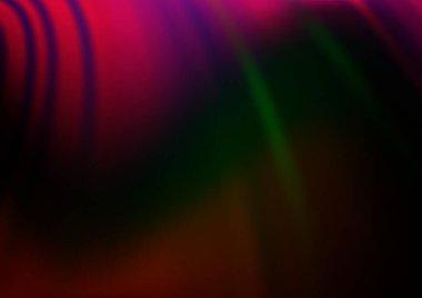 Koyu Çokrenkli, sıvı şekilli Gökkuşağı vektör arkaplanı.