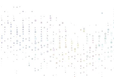 Açık Çokrenkli, Gökkuşağı vektör kapağı çokgen tarzda. Dikdörtgenli soyut gradyan çizimi. Web siteleri, iniş sayfaları için desen.