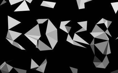 Açık Gümüş, Gri vektör soyut mozaik arkaplan.