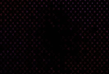 Çokgen biçiminde koyu pembe vektör deseni. Üçgen şekilli ışıltılı soyut çizimler. Reklamlar için desen.