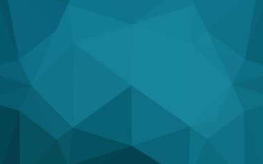 Koyu mavi vektör parlayan altıgen şablon.