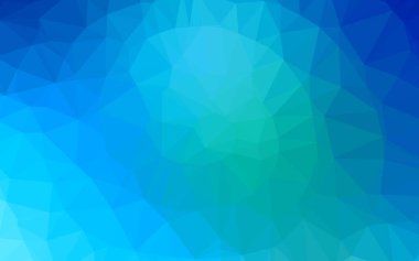 Hafif Mavili vektör bulanık üçgen deseni.