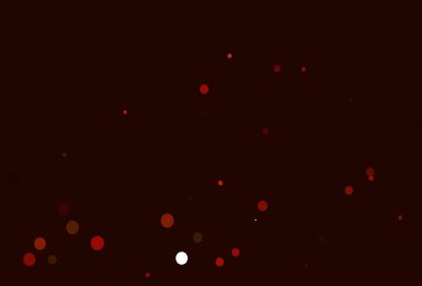 Dairesel şekilli hafif turuncu vektör düzeni. Doğa tarzında bulanık halkaları olan güzel renkli çizimler. Posterler, afişler için tasarım.