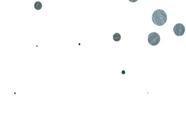 Daireli açık yeşil vektör şablonu. Parlak renkli soyut çemberlerin olduğu bir resim. İş reklamları için tasarım.