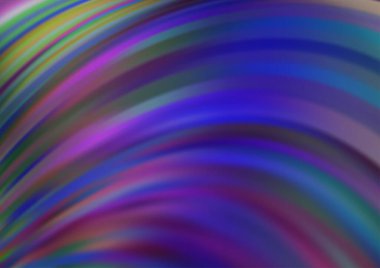 Eğri çizgileri olan koyu mor vektör arkaplanı.