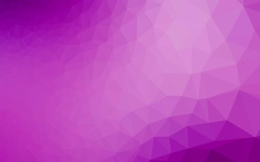Hafif Mor vektör soyut çokgen kapağı.