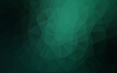 Açık Yeşil Vektör soyut çokgen düzeni.