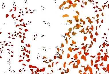 Karmaşık şekilli hafif turuncu vektör deseni. Soyut tarzda rengarenk gradyan şekilleri olan bir resim. Web siteniz için basit tasarım.