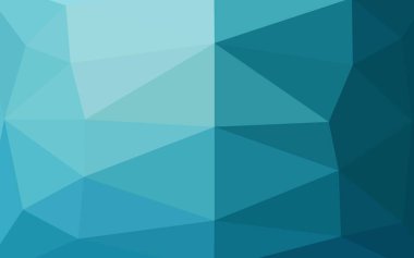 Koyu mavi vektör çokgen yerleşimi.