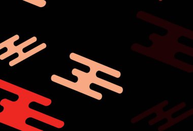 Düz çizgileri olan koyu kırmızı vektör arka plan. Renkli çubuklarla gösterişli soyut çizimler. Web siteleri, iniş sayfaları için desen.