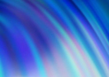 Bükülmüş çizgileri olan hafif BLUE vektör şablonu.