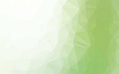 Açık Yeşil vektör bulanık üçgen şablonu.