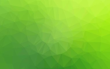 Açık Yeşil vektör üçgeni mozaik örtüsü.