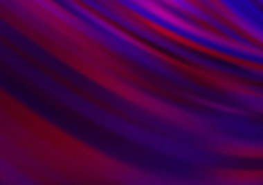 Bükülmüş kurdeleli koyu mor vektör şablonu.