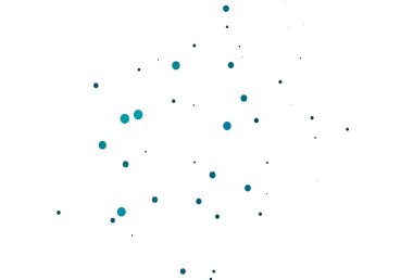 Lekeli hafif Mavili vektör kapağı. Soyut arka planda bulanık kabarcıklar ve renkli gradyan. Güzel web siteleri için desen.