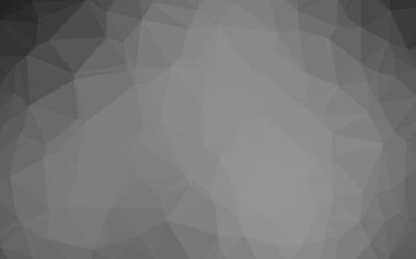 Açık Gümüş, gri vektör düşük polimerli kaplama.