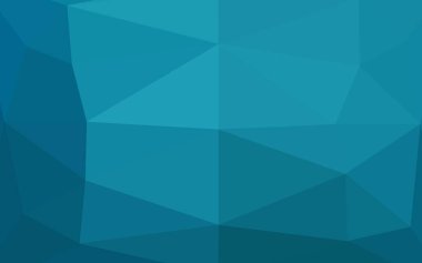 Koyu mavi vektör düşük poli kapağı.