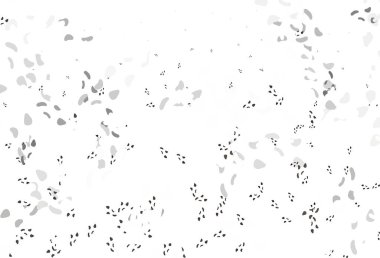 Karmaşık şekilli açık siyah vektör deseni. Rastgele şekillerle soyut tarzda dekoratif tasarım. Web siteniz için basit tasarım.