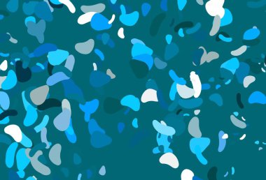 Rastgele biçimlerde hafif BLUE vektör dokusu. Soyut tarzda rengarenk gradyan şekilleri olan bir resim. Web siteniz için basit tasarım.