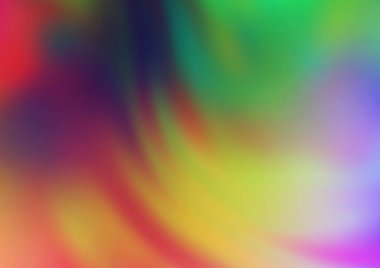 Açık Çokrenkli, Gökkuşağı vektörü parlak arkaplanı bulanıklaştırdı.