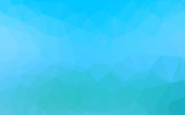 Işık Mavisi vektörü üçgen arkaplan.