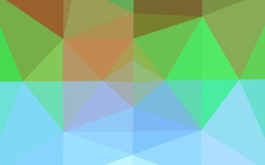 Açık Çokrenkli, Gökkuşağı vektörü bulanık üçgen dokusu.