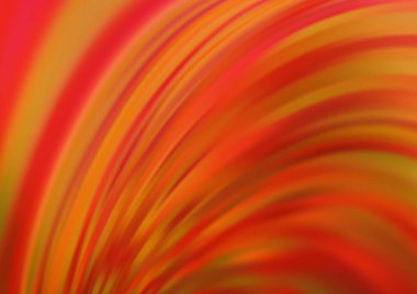 Bükülmüş çizgilerle Açık Turuncu vektör arkaplanı.